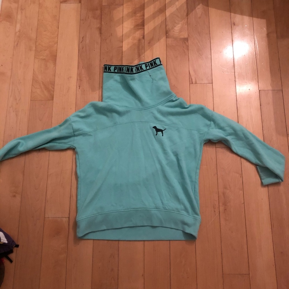 PINK turtle neck sweatshirt